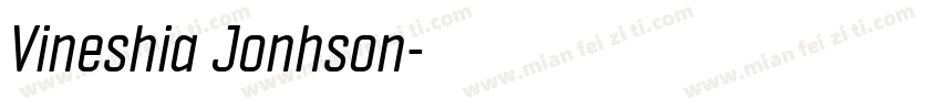 Vineshia Jonhson字体转换